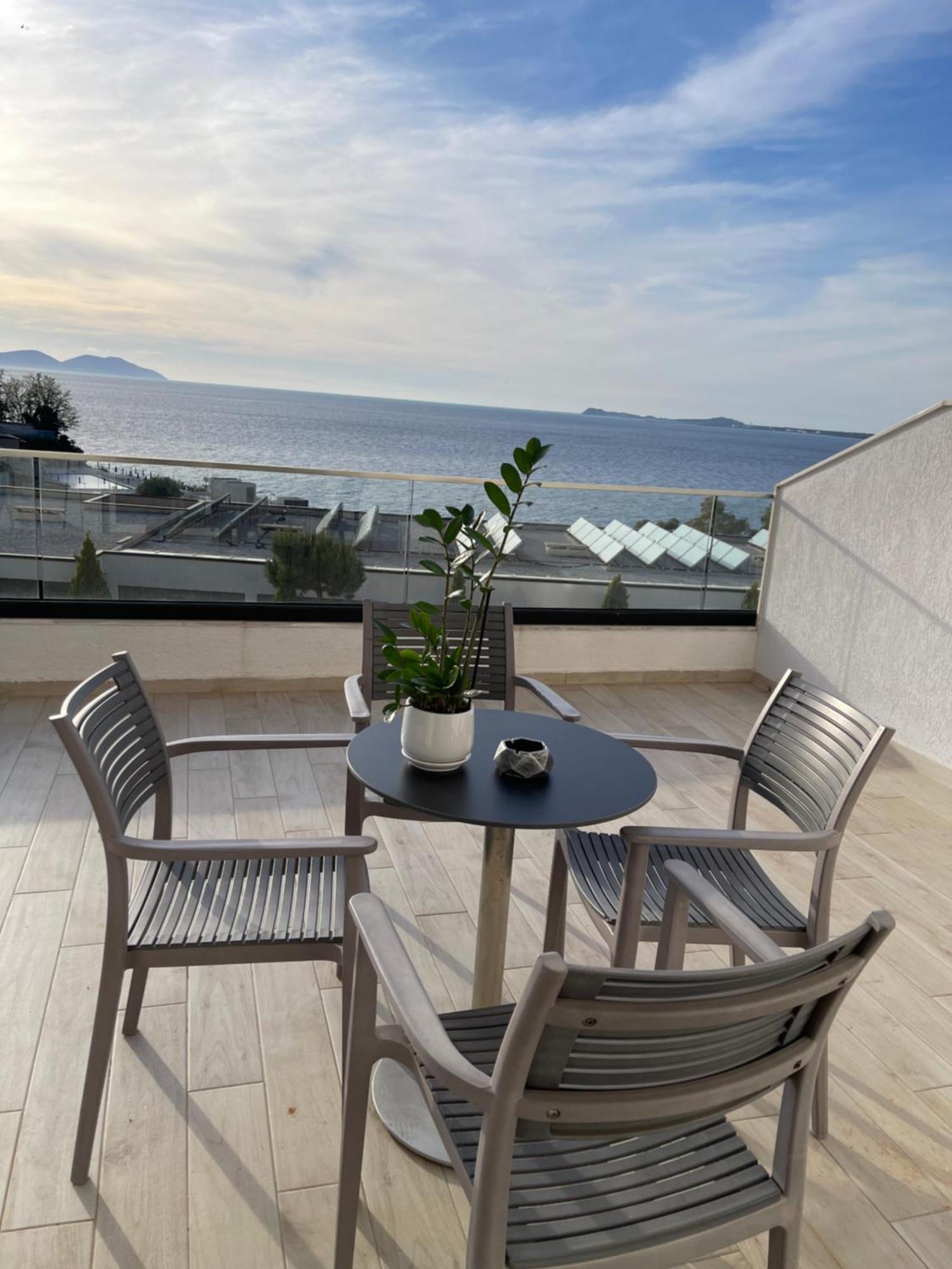公寓 Perla Luxury - Private Patio & Parking Vlore